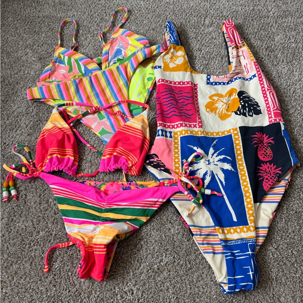 Maaji 3-part Swimsuit Bundle / Sizes Small & Medium